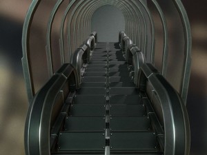 futuristic stairs collection basic Modelo 3D