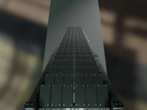 Colecci&oacute;n de escaleras futuristas b&aacute;sicas. Modelo 3D