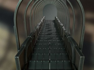 futuristic stairs collection basic Modelo 3D