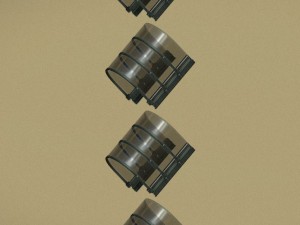 futuristic stairs collection basic Modelo 3D
