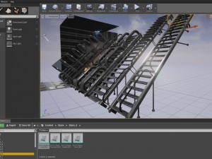 futuristic stairs collection basic Modelo 3D