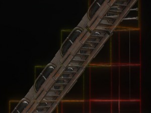 futuristic stairs collection rusty and basic 3D 模型