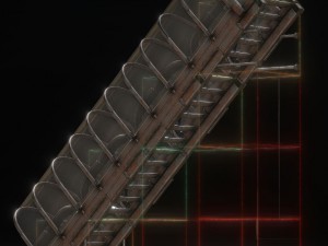 futuristic stairs collection rusty and basic 3D 模型