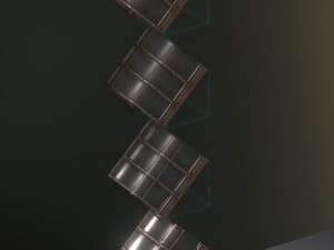 futuristic stairs collection rusty and basic 3D 模型
