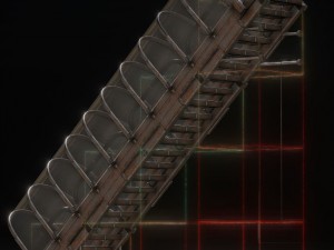 futuristic stairs collection rusty and basic 3D 模型