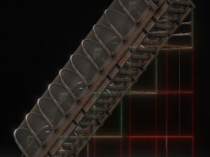 futuristic stairs collection rusty and basic 3D 模型