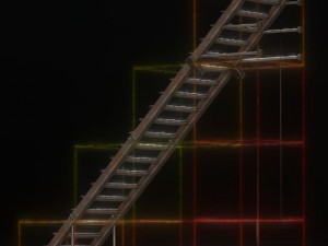 futuristic stairs collection rusty and basic 3D 模型