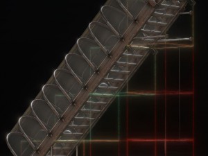 futuristic stairs collection rusty and basic 3D 模型