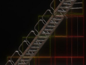 futuristic stairs collection rusty and basic 3D 模型