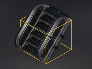 futuristic stairs collection rusty and basic 3D 模型