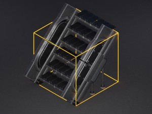 futuristic stairs collection rusty and basic 3D 模型