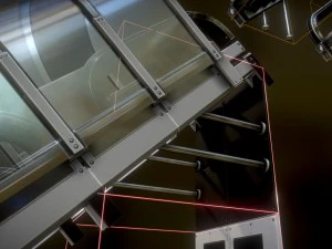 futuristic stairs collection white plastic 3D Model
