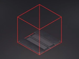futuristic stairs collection white plastic 3D Model