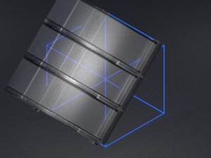 futuristic stairs collection silver Modèle 3D