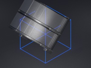 futuristic stairs collection silver Modèle 3D