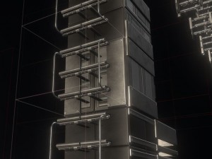sci-fi ladder set basic version 3D Model