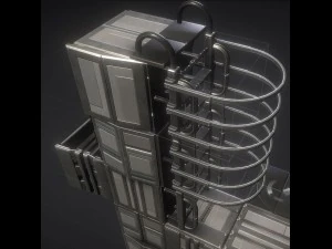 SFはしごセット基本バージョン 3Dモデル