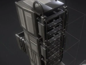 SFはしごセット基本バージョン 3Dモデル