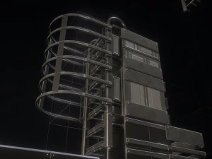 SFはしごセット基本バージョン 3Dモデル