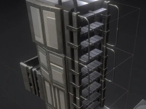 SFはしごセット基本バージョン 3Dモデル