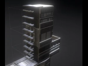 SFはしごセット基本バージョン 3Dモデル