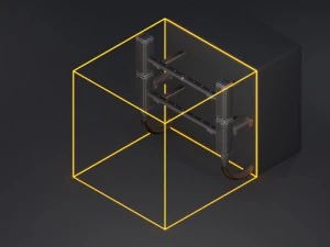 SFはしごセット基本バージョン 3Dモデル