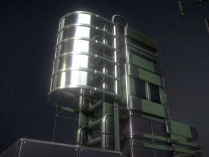 モジュール式SFはしご グリーン 3Dモデル