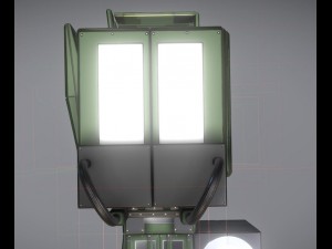 modular sci-fi ladders green 3Dモデル