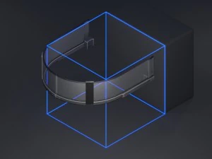 modular sci-fi ladders red 3D Model