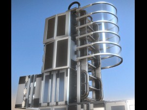 modular sci-fi ladders silver Modèle 3D