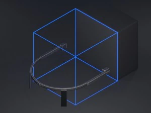 modular sci-fi ladders silver 3D Model