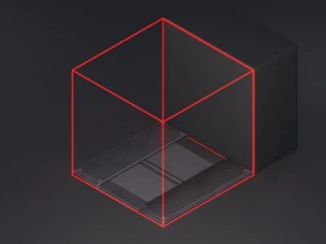 modular sci-fi ladders silver 3D Model