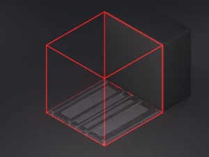 modular sci-fi ladders silver 3D Model