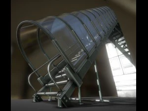 sci-fi ladders and stairs basic 3D Model
