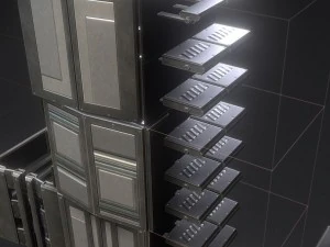 sci-fi ladders and stairs basic 3D Model