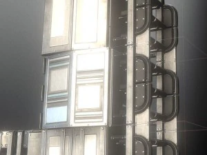 sci-fi ladders and stairs basic 3D Model