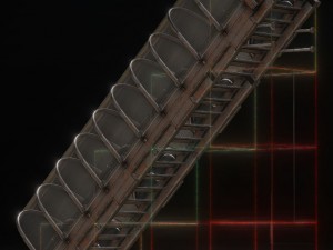 sci-fi ladders and stairs rusty Modelo 3D