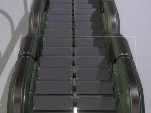 sci-fi ladders and stairs green 3D Model