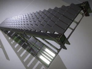 sci-fi ladders and stairs green 3D Model