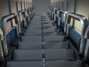 sci-fi ladders and stairs blue 3Dモデル