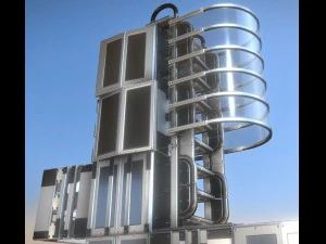 sci-fi ladders and stairs silver 3D Model