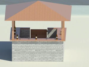 outdoor bar 3D Model