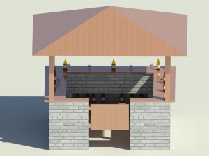 outdoor bar 3D-Modell