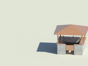 outdoor bar 3D Model