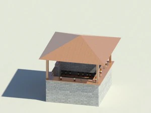 outdoor bar 3D Model