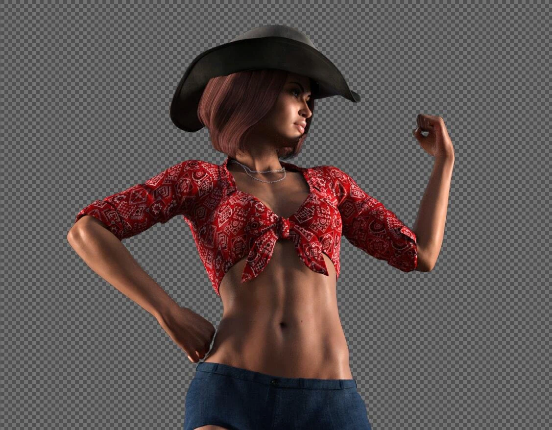 sexy woman 3D Model .c4d .max .obj .3ds .fbx .stl .blend 
