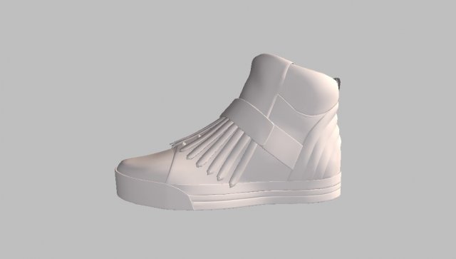 shoes unisex 3D Модель .c4d .max .obj .3ds .fbx .stl .blend 