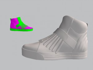 shoes unisex 3D Модель