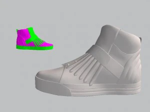 shoes unisex 3D Model
