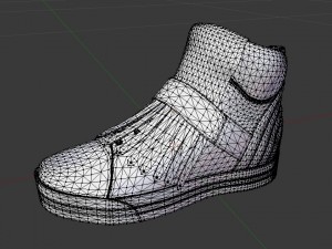 shoes unisex 3D Модель